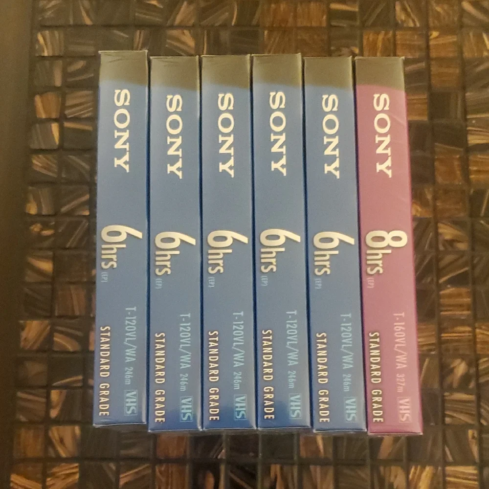 New Sony VHS Tapes